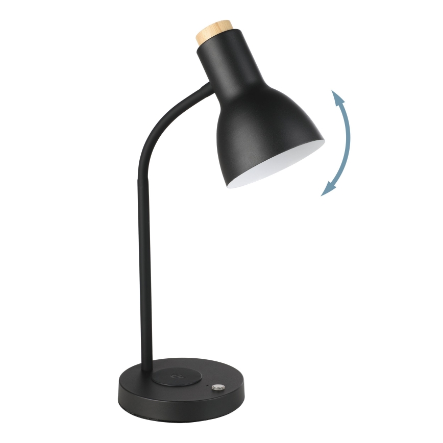 Eglo - LED лампа з регулюванням яскравості та бездротовою зарядкою LED/5,5W/230V
