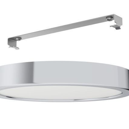Eglo - Світлодіодний стельовий світильник для ванної кімнати LED/17W/230V IP44 глянцевий хром