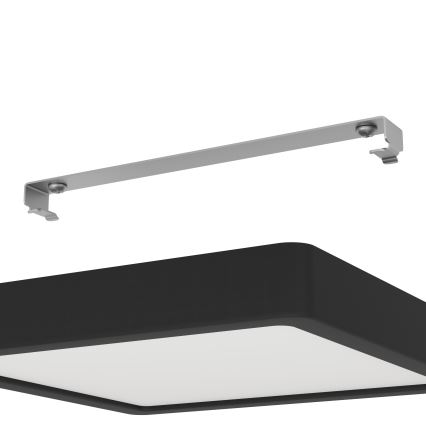 Eglo - Світлодіодний стельовий світильник для ванної кімнати LED/17W/230V IP44 чорний