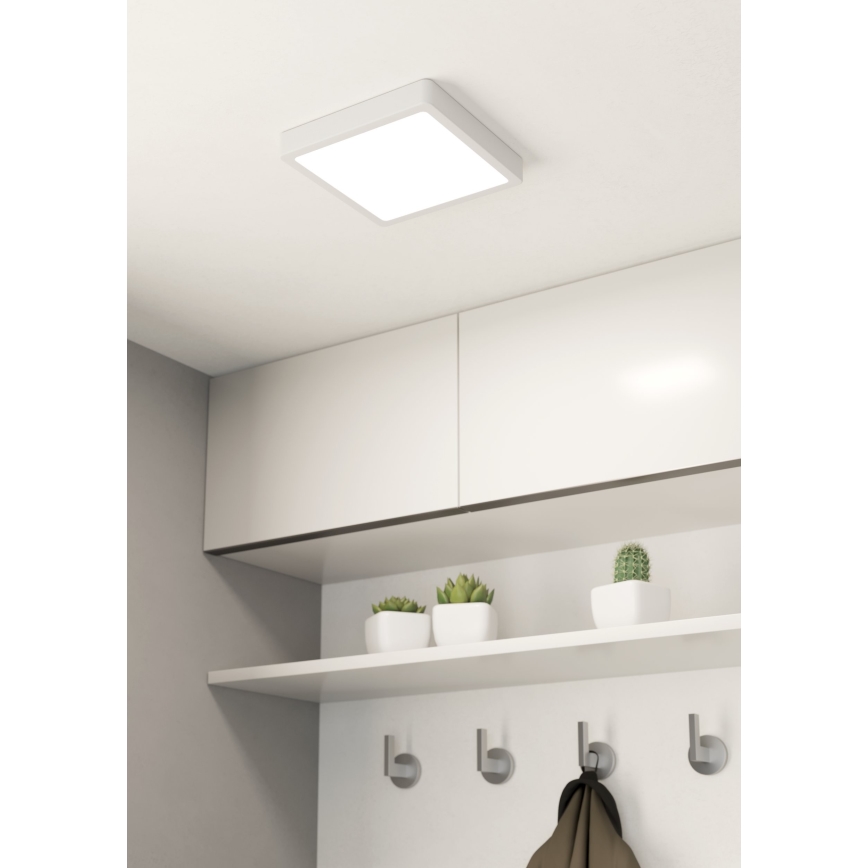 Eglo - Світлодіодний стельовий світильник для ванної кімнати LED/17W/230V IP44 білий