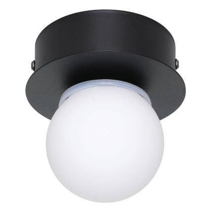Eglo - Світлодіодний стельовий світильник для ванної кімнати LED/3,3W/230V IP44 чорний