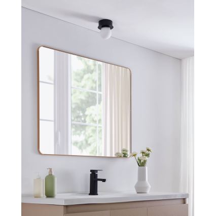 Eglo - Світлодіодний стельовий світильник для ванної кімнати LED/3,3W/230V IP44 чорний