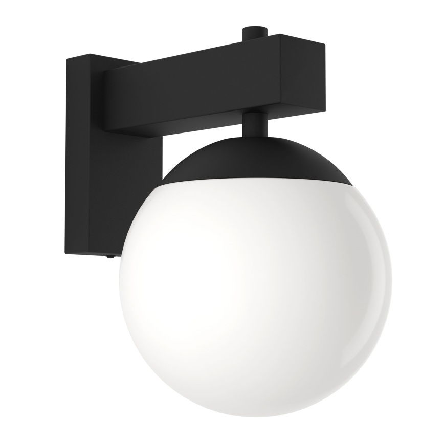 Eglo - Вуличний настінний світильник 1xE27/40W/230V чорний IP44
