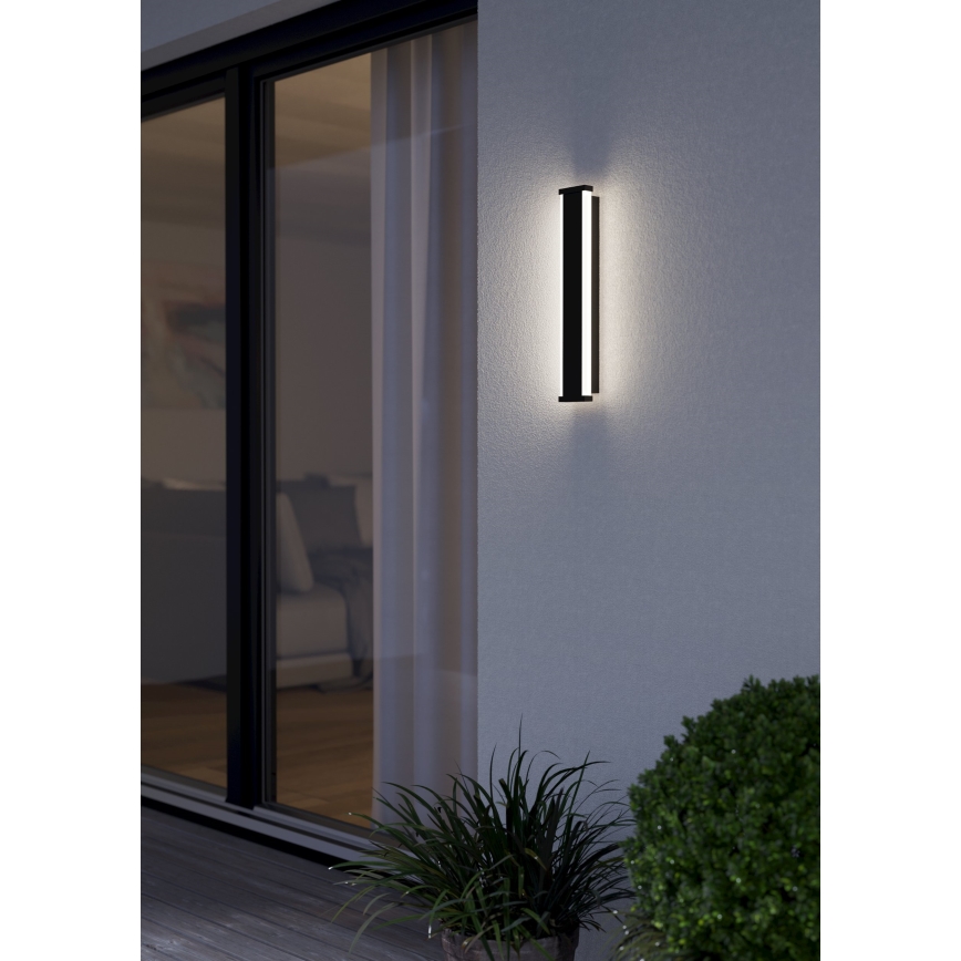 Eglo - Вуличний світлодіодний настінний світильник 2xLED/3,7W/230V 3000K IP55