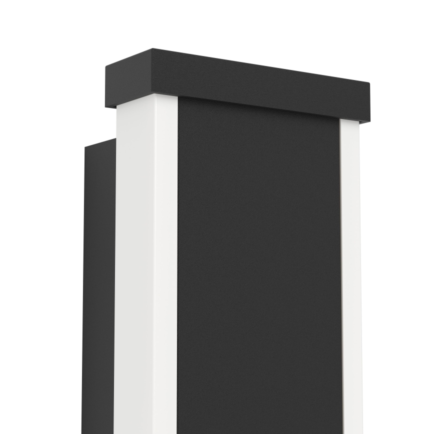Eglo - Вуличний світлодіодний настінний світильник 2xLED/7W/230V 3000K IP55 чорний