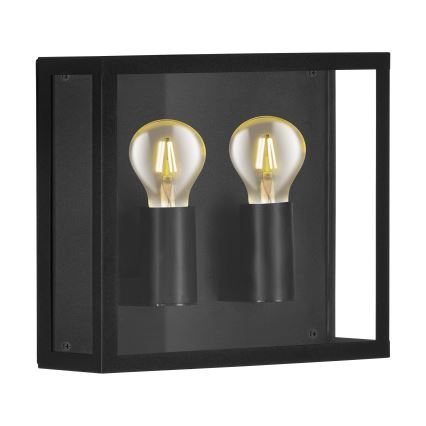 Eglo - Уличный настенный светильник 2xE27/40W/230V IP44