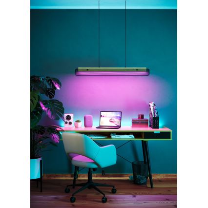 Eglo - Светодиодная подвесная RGBW-люстра с регулированием яркости LED/34W/230V 2700-6500K