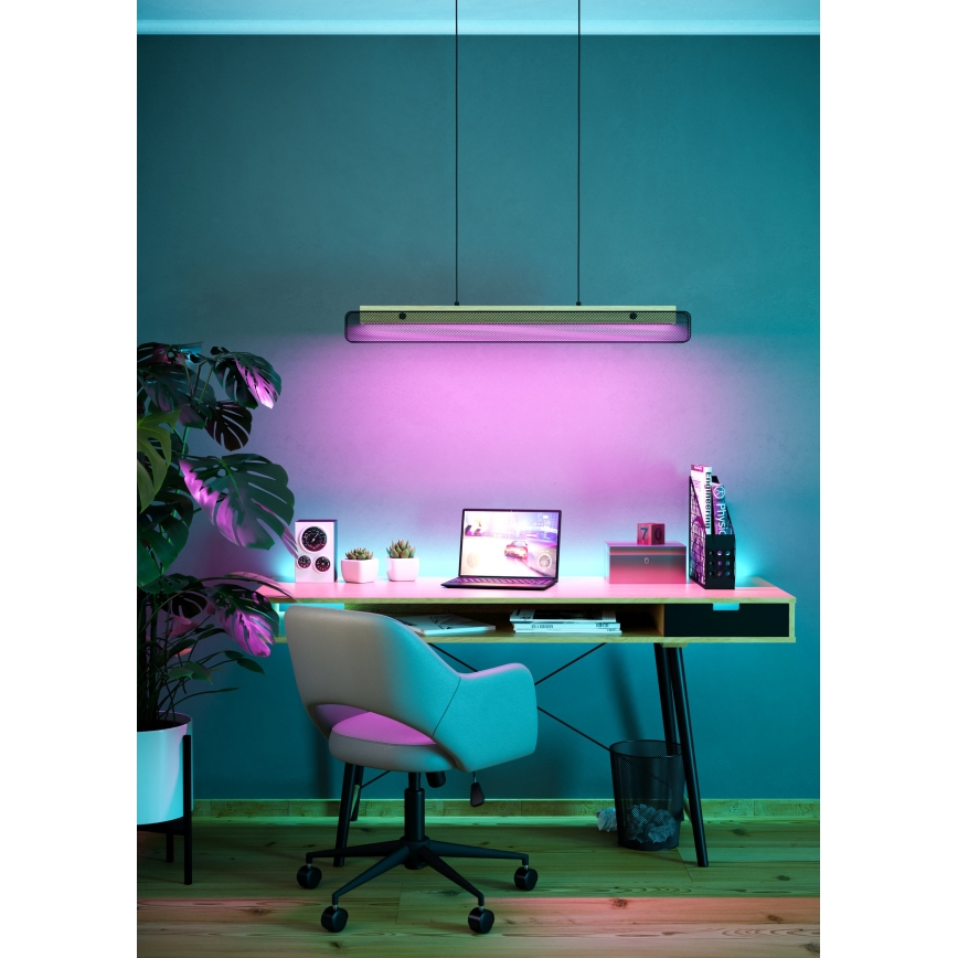 Eglo - Светодиодная подвесная RGBW-люстра с регулированием яркости LED/34W/230V 2700-6500K