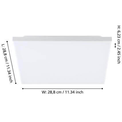 Eglo - Стельовий LED світильник LED/10,8W/230V