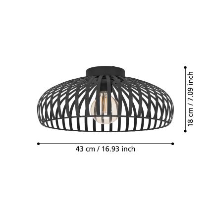 Eglo - Потолочный светильник 1xE27/40W/230V диаметр 43 см