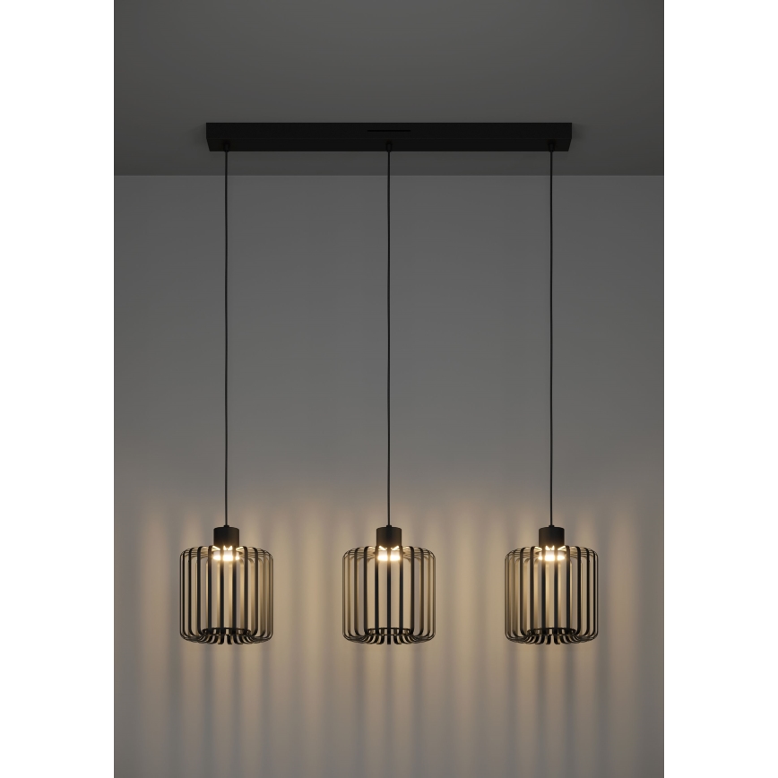 Eglo - LED RGBW Підвісна люстра з регулюванням яскравості 3xLED/3,7W/230V 2700-6500K