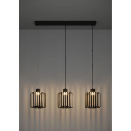 Eglo - Светодиодная подвесная RGBW-люстра с регулированием яркости 3xLED/3,7W/230V 2700-6500K