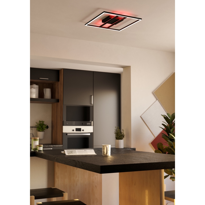 Eglo - Светодиодный потолочный RGBW-светильник с регулированием яркости LED/21W/230V