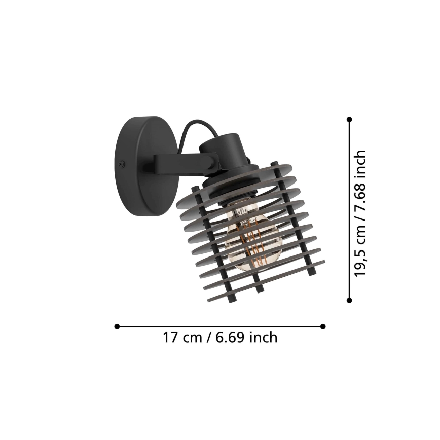 Eglo - Настенный точечный светильник 1xE27/40W/230V