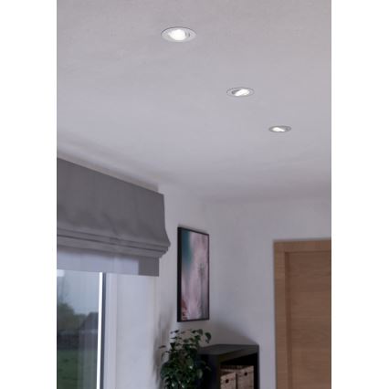Eglo - НАБОР 3x Светодиодный светильник с регулированием яркости 3xLED/6W/230V белый