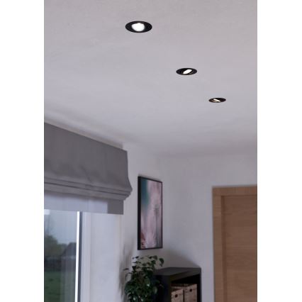 Eglo - НАБІР 3x LED Вбудоване світильник з димером SALICETO LED/6W/230V