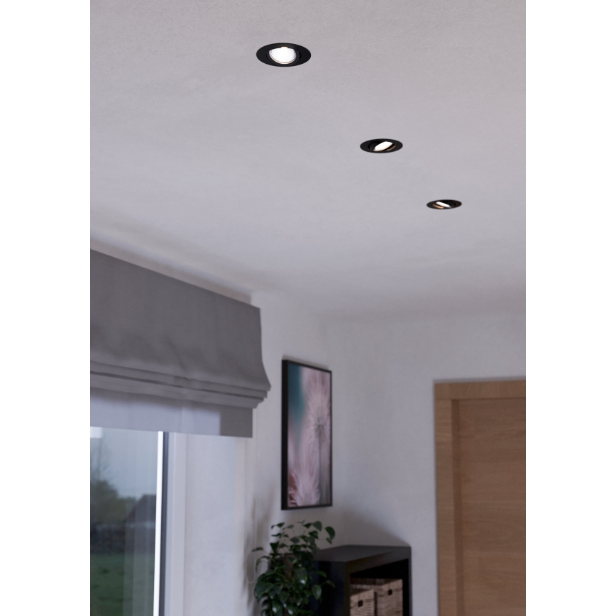 Eglo - НАБІР 3x LED Вбудоване світильник з димером SALICETO LED/6W/230V