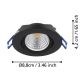 Eglo - НАБОР 3x Светодиодный встроенный светильник с регулированием яркости SALICETO LED/6W/230V