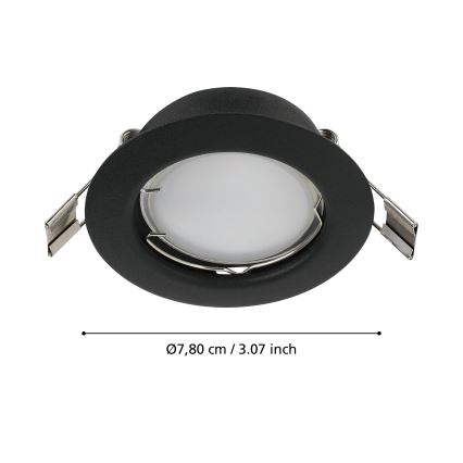 Eglo - Вбудований стельовий LED світильник 1xGU10/2,8W/230V