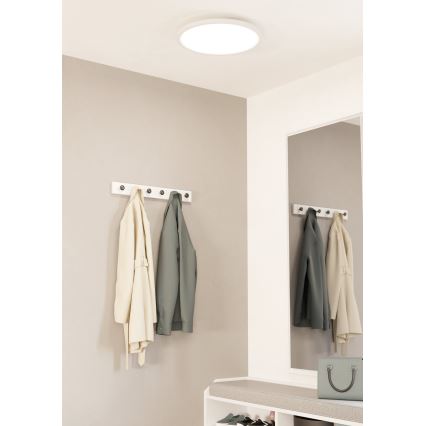 Eglo - Світлодіодний стельовий світильник з регулюванням яскравості LED/33,5W/230V діаметр 45 cm білий