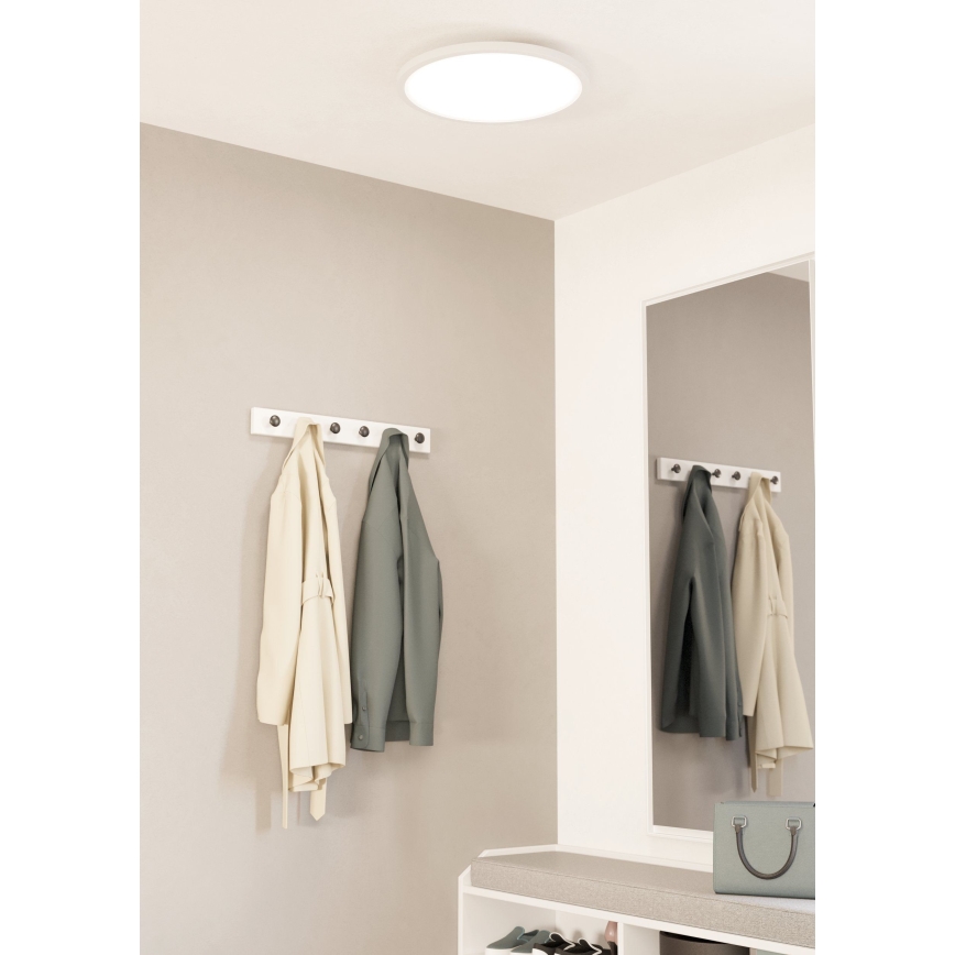 Eglo - Світлодіодний стельовий світильник з регулюванням яскравості LED/33,5W/230V діаметр 45 cm білий