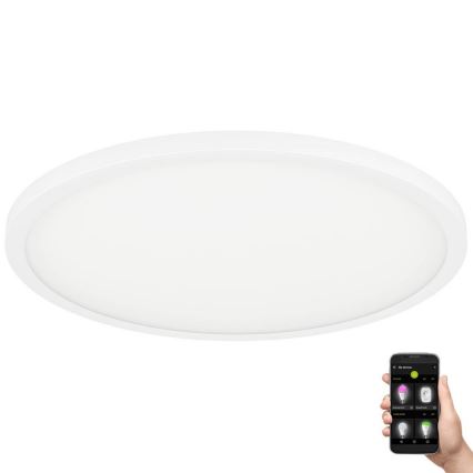 Eglo - Світлодіодний стельовий світильник з регулюванням яскравості LED/41W/230V діаметр 60 cm білий