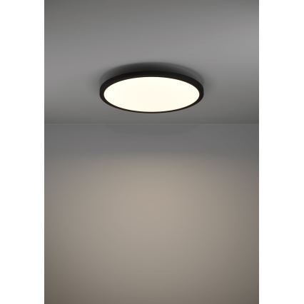 Eglo - Світлодіодний стельовий світильник з регулюванням яскравості LED/33,5W/230V діаметр 45 cm чорний