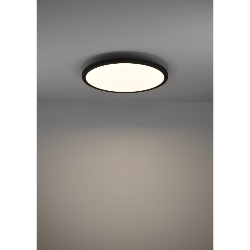 Eglo - Світлодіодний стельовий світильник з регулюванням яскравості LED/33,5W/230V діаметр 45 cm чорний