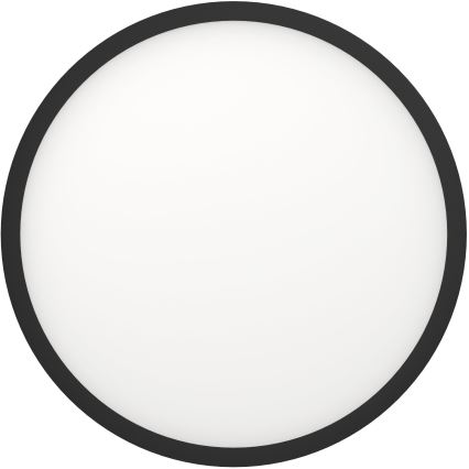 Eglo - Світлодіодний стельовий світильник з регулюванням яскравості LED/33,5W/230V діаметр 45 cm чорний