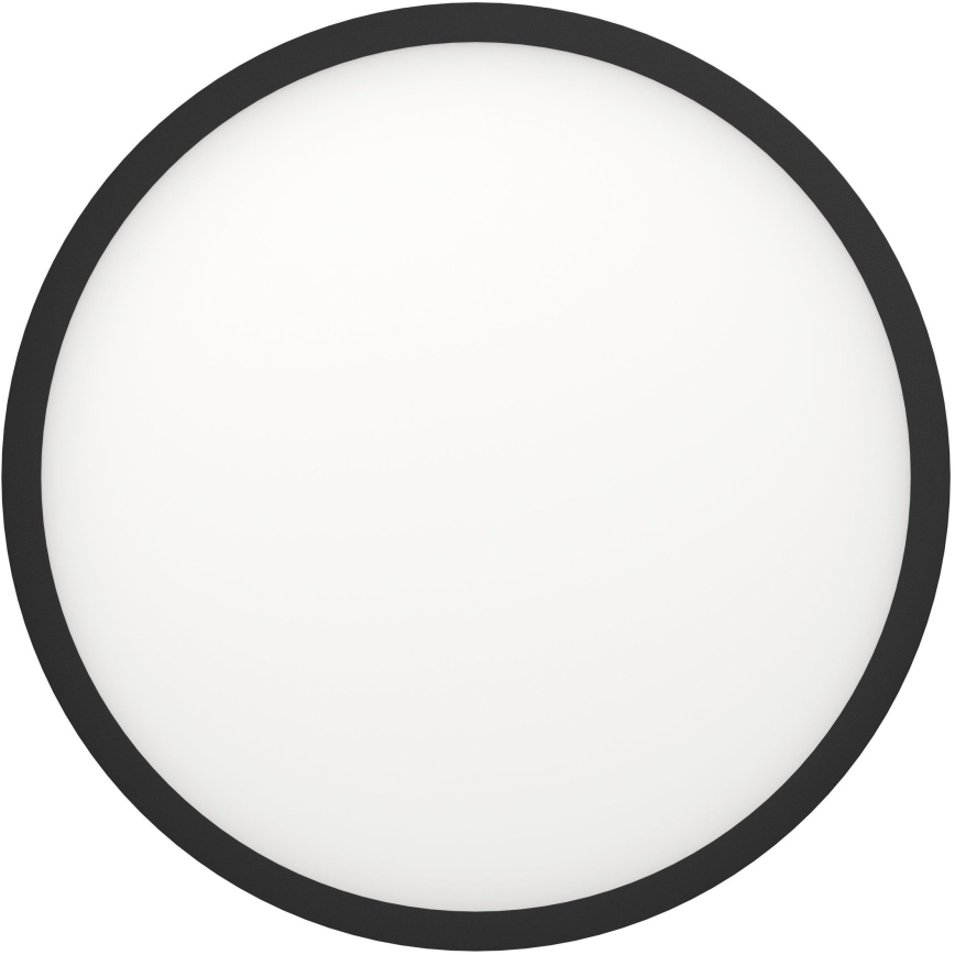 Eglo - Світлодіодний стельовий світильник з регулюванням яскравості LED/33,5W/230V діаметр 45 cm чорний