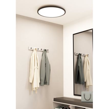 Eglo - Светодиодный потолочный светильник с регулированием яркости LED/41W/230V диаметр 60 см черный