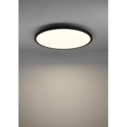 Eglo - Светодиодный потолочный светильник с регулированием яркости LED/41W/230V диаметр 60 см черный