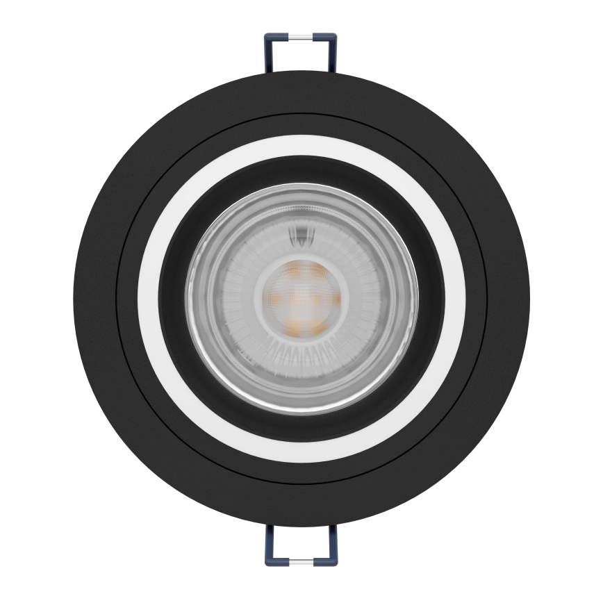 Eglo - LED RGBW Стельовий вбудований світильник з регулюванням яскравості LED/4,7W/230V чорний