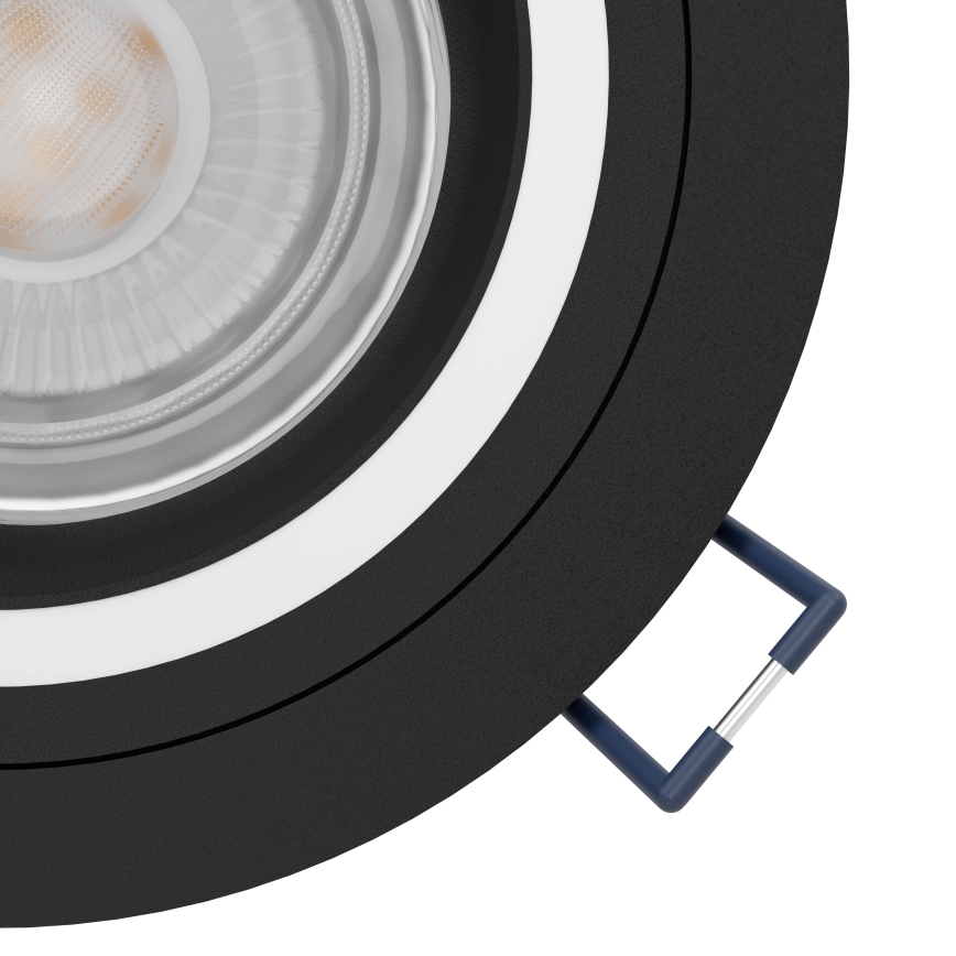Eglo - LED RGBW Стельовий вбудований світильник з регулюванням яскравості LED/4,7W/230V чорний