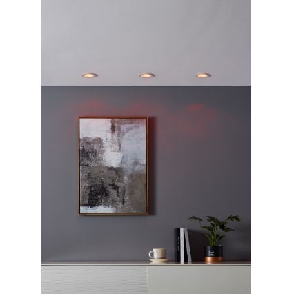 Eglo - Светодиодный RGBW-встроенный светильник с регулированием яркости LED/4,7W/230V белый