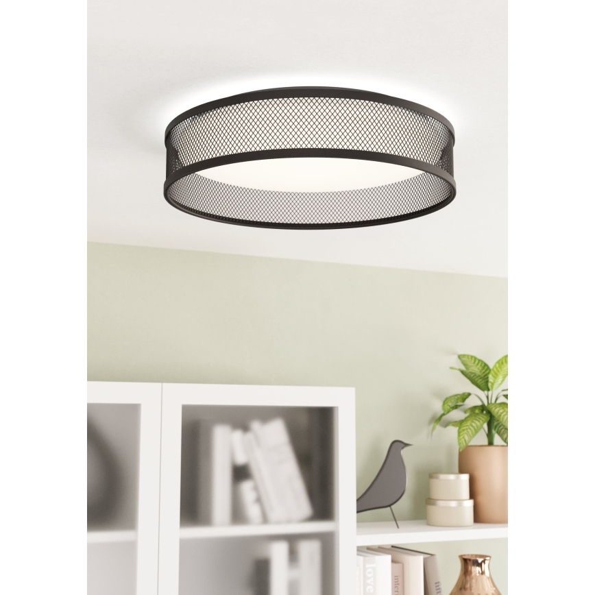 Eglo - Стельовий LED світильник LED/20W/230V чорний