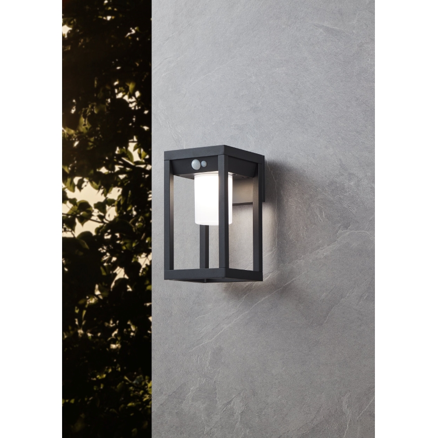 Eglo - Світильник на сонячній батареї з LED і датчиком LED/3,7 Вт/3,7 В 2000 мАг IP44