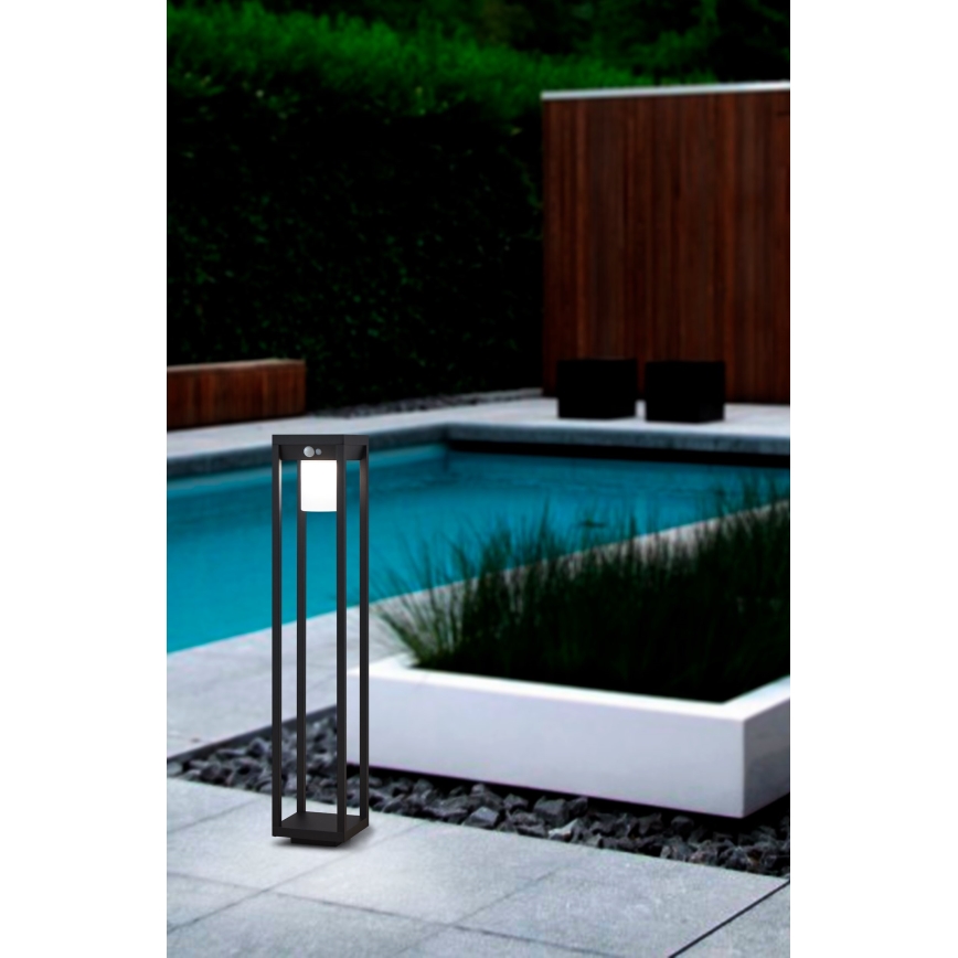 Eglo - Светодиодный светильник на солнечной батарее с датчиком LED/3,7W/3,7V 2000 mAh IP44