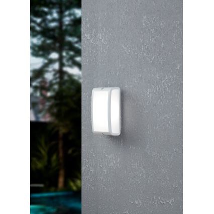 Eglo - Вуличний світлодіодний настінний світильник LED/10,5W/230V білий IP54