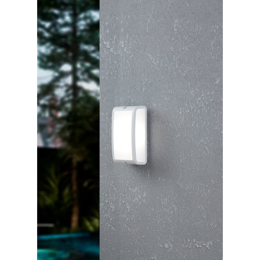 Eglo - Вуличний світлодіодний настінний світильник LED/10,5W/230V білий IP54