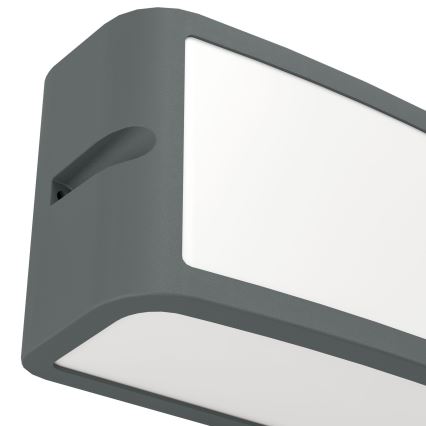 Eglo - Вуличний світлодіодний настінний світильник LED/10,5W/230V антрацит IP54