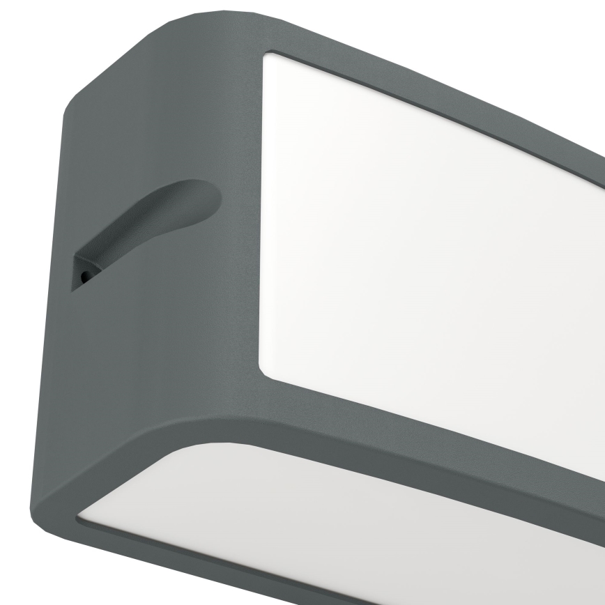Eglo - Вуличний світлодіодний настінний світильник LED/10,5W/230V антрацит IP54
