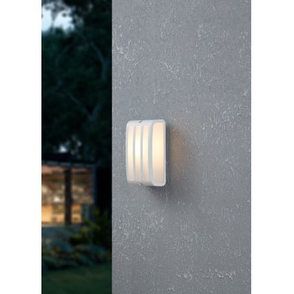 Eglo - Уличный настенный светильник 1xE27/40W/230V белый IP54