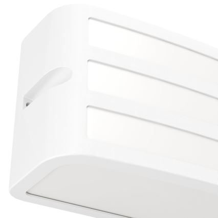 Eglo - Вуличний настінний світильник 1xE27/40W/230V білий IP54