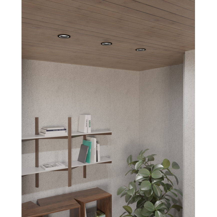 Eglo - Встроенный светильник 1xGU10/35W/230V антрацит