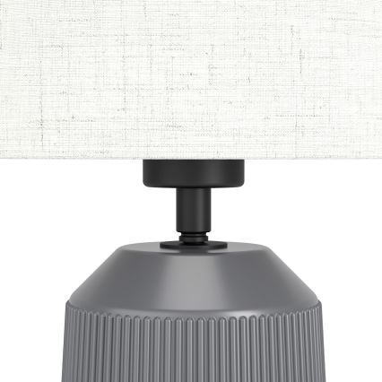 Eglo - Настольная лампа 1xE27/40W/230V серый