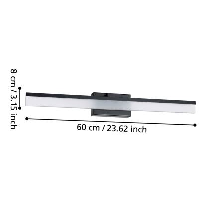 Eglo - Светодиодный настенный светильник для ванной комнаты LED/11W/230V IP44