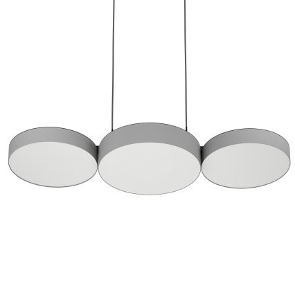 Eglo - LED RGBW Підвісна люстра з регулюванням яскравості 3xLED/7,5W/230V 2700-6500K сірий