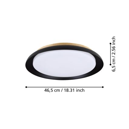 Eglo - Стельовий LED світильник LED/20W/230V