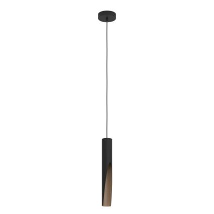 Eglo - Світлодіодна підвісна люстра 1xGU10/4,5W/230V чорний/коричневий
